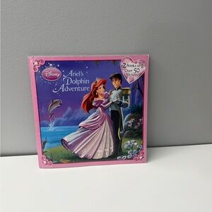 Disney Ariel's Dolphin Adventure Book - Pink and Purple